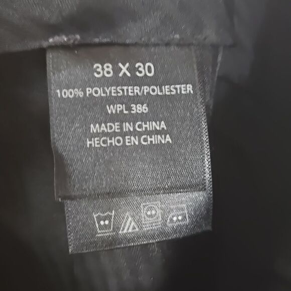 Kenneth Cole Reaction 38x30 Men's Dress Pants Black Slacks Uniform Trousers NWT - Picture 8 of 12